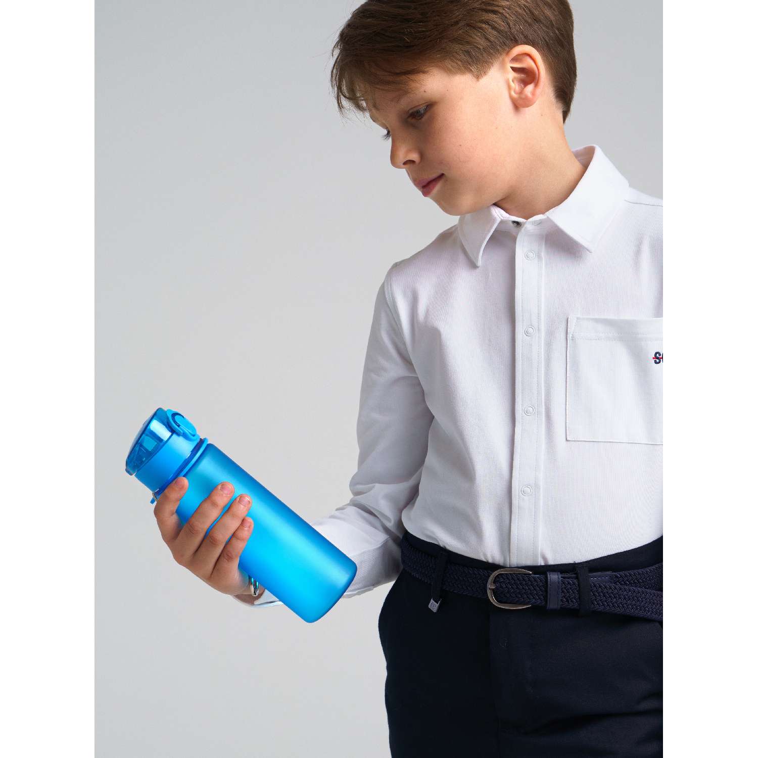 Бутылка для воды PlayToday 500 мл голубая - фото 4