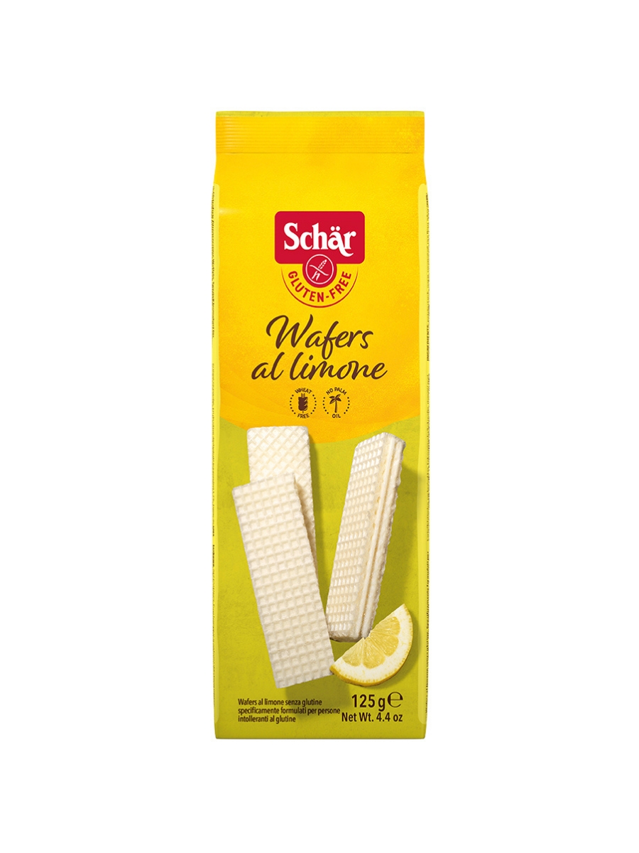 Вафли Dr.Schar со вкусом лимона Wafers al limone 125г - фото 1