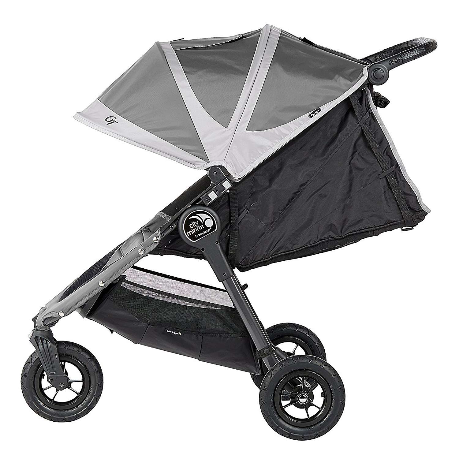 Коляска Baby Jogger City Mini GT с бампером Gray - фото 3