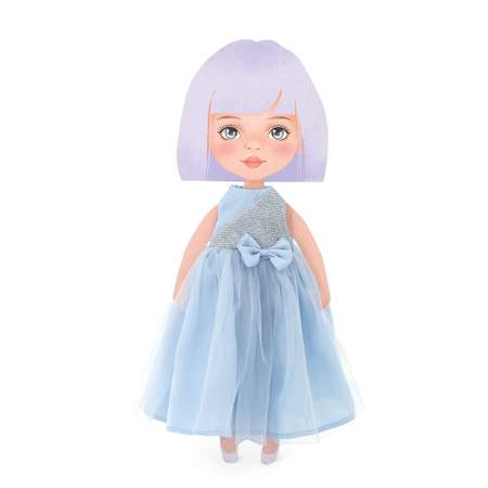 Набор одежды для кукол Orange Toys Sweet Sisters Голубое атласное платье Серия Вечерний шик