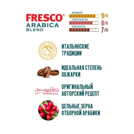 Кофе сублимированный FRESCO Arabica Blend 100 г стеклянная банка