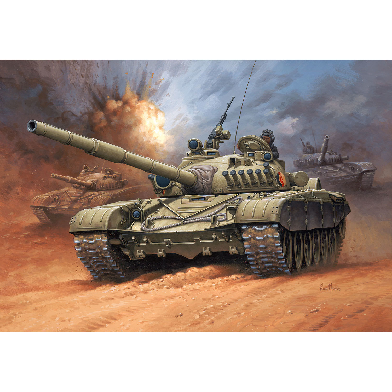 Советский танк Revell T-72M (1/72) 3149 - фото 5