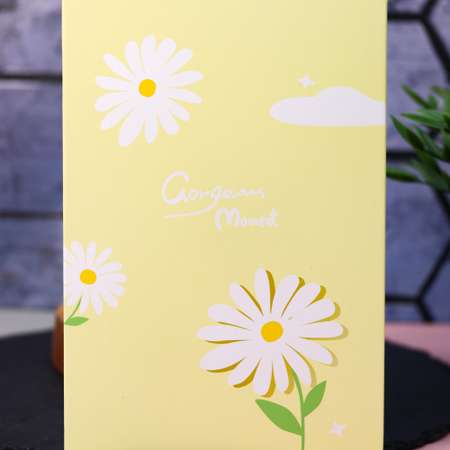 Зеркало настольное для макияжа iLikeGift Gorgeous moment yellow