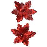 Елочное украшение KOOPMAN Цветок Красный в ассортименте DH8042181