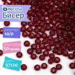 Бисер Preciosa 10/0 арт.TSL цв.97120 красный 50г