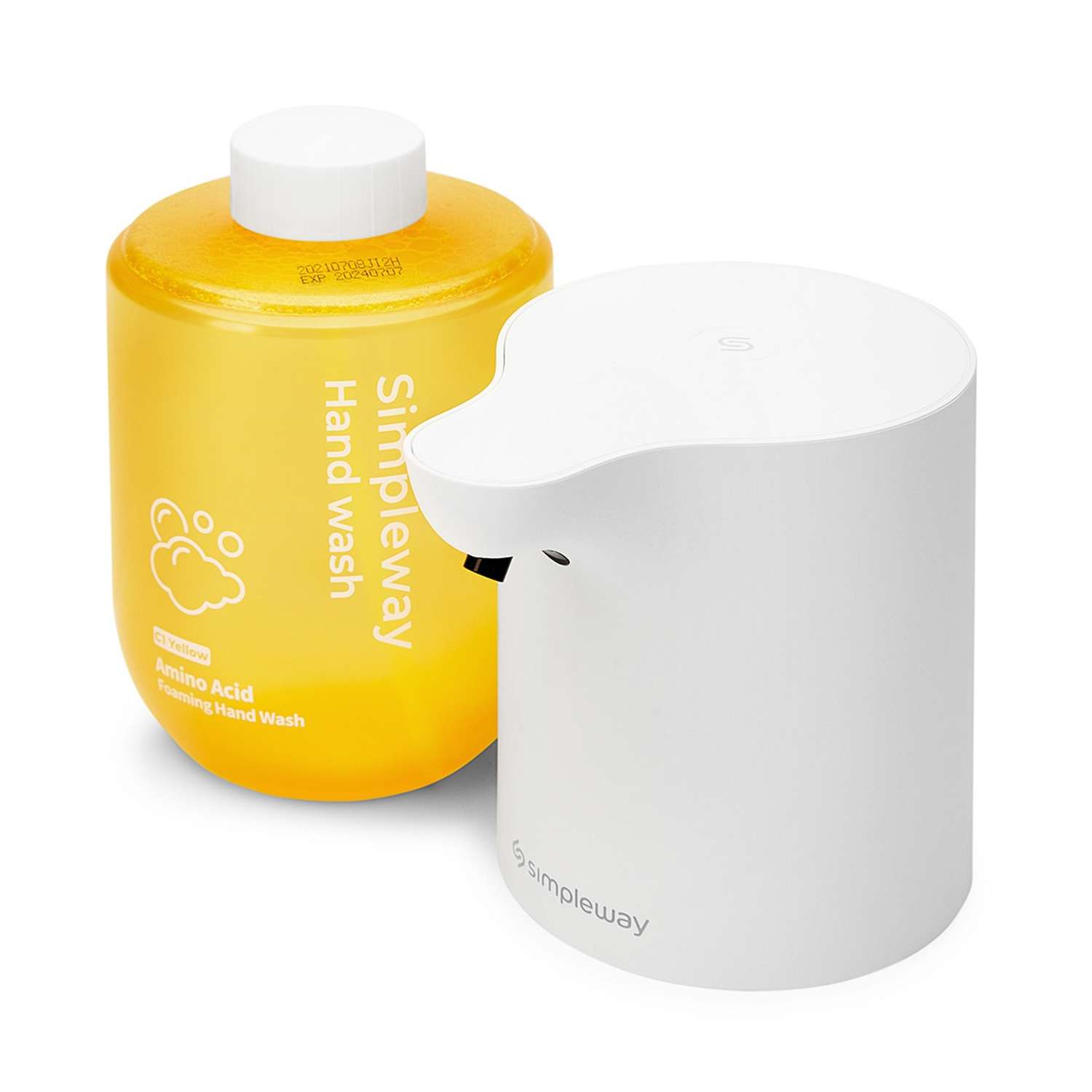 Автоматический дозатор SimpleWay сенсорный диспенсер для жидкого мыла пенка со спелой дыней 561343 - фото 7