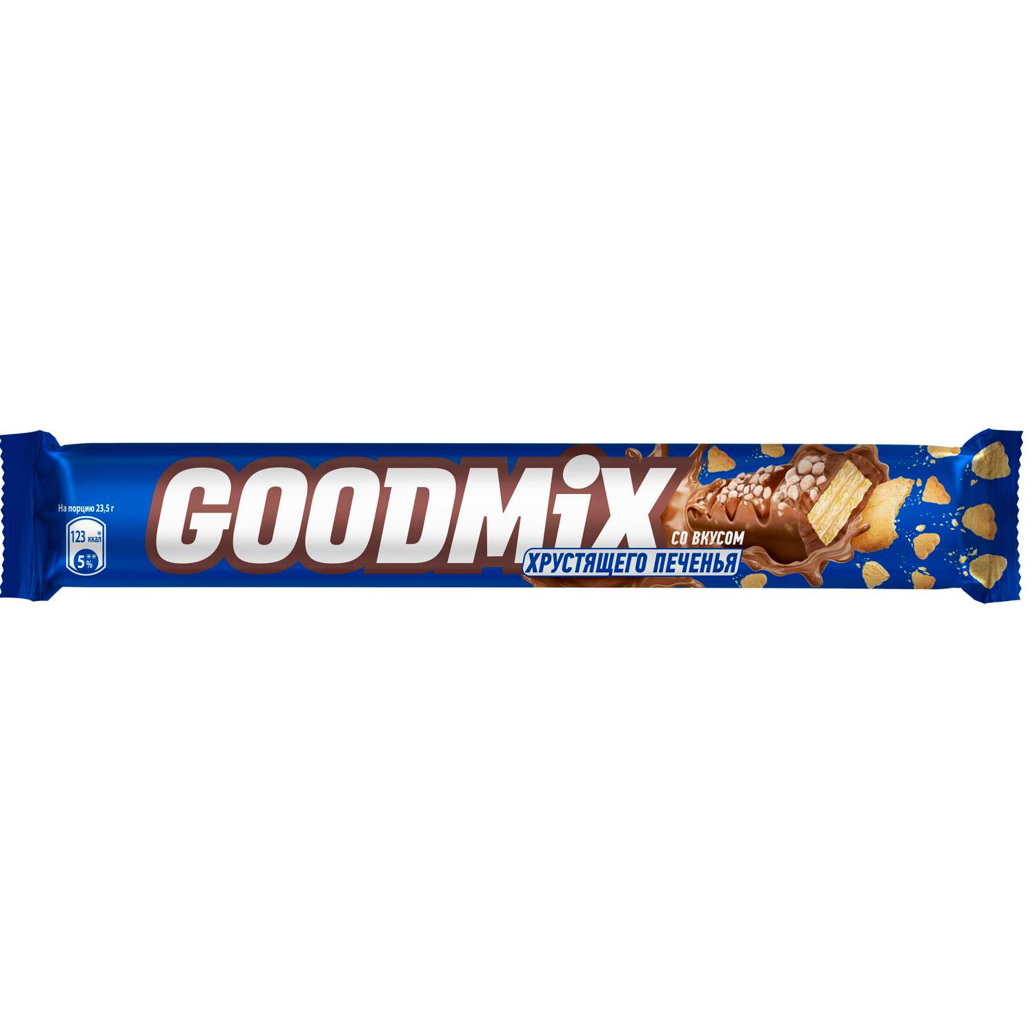 Батончик шоколадный Goodmix Duo печенье 47г - фото 5