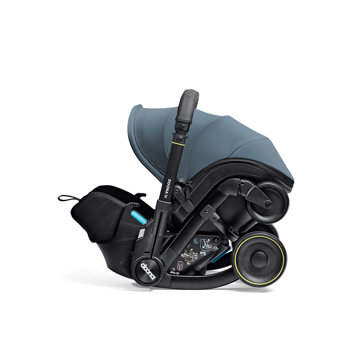 Автокресло Doona X Ocean Blue Isofix 0 (0 -13 кг) - фото 20