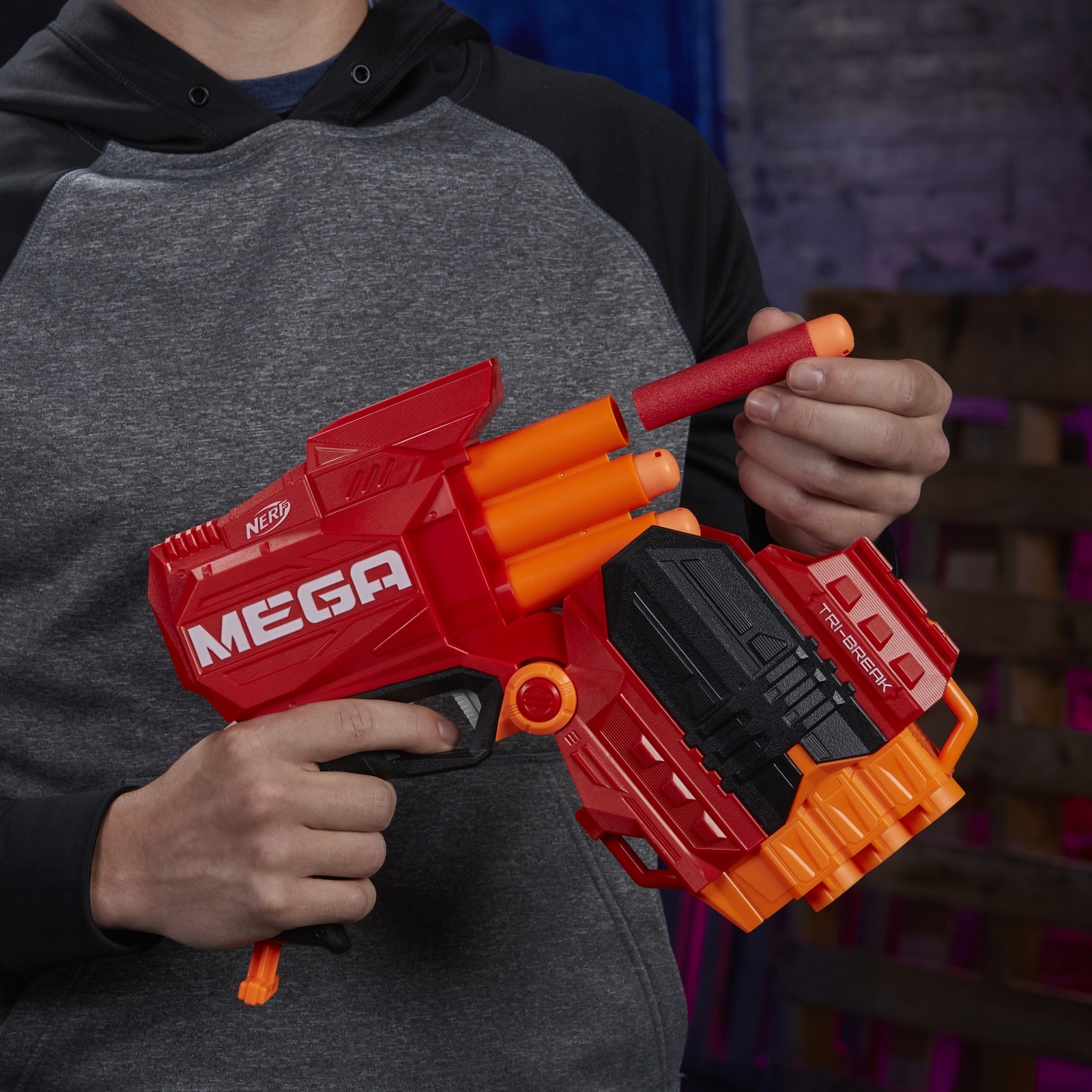 Бластер Nerf Мега Три-брейк E0103EU4 - фото 8