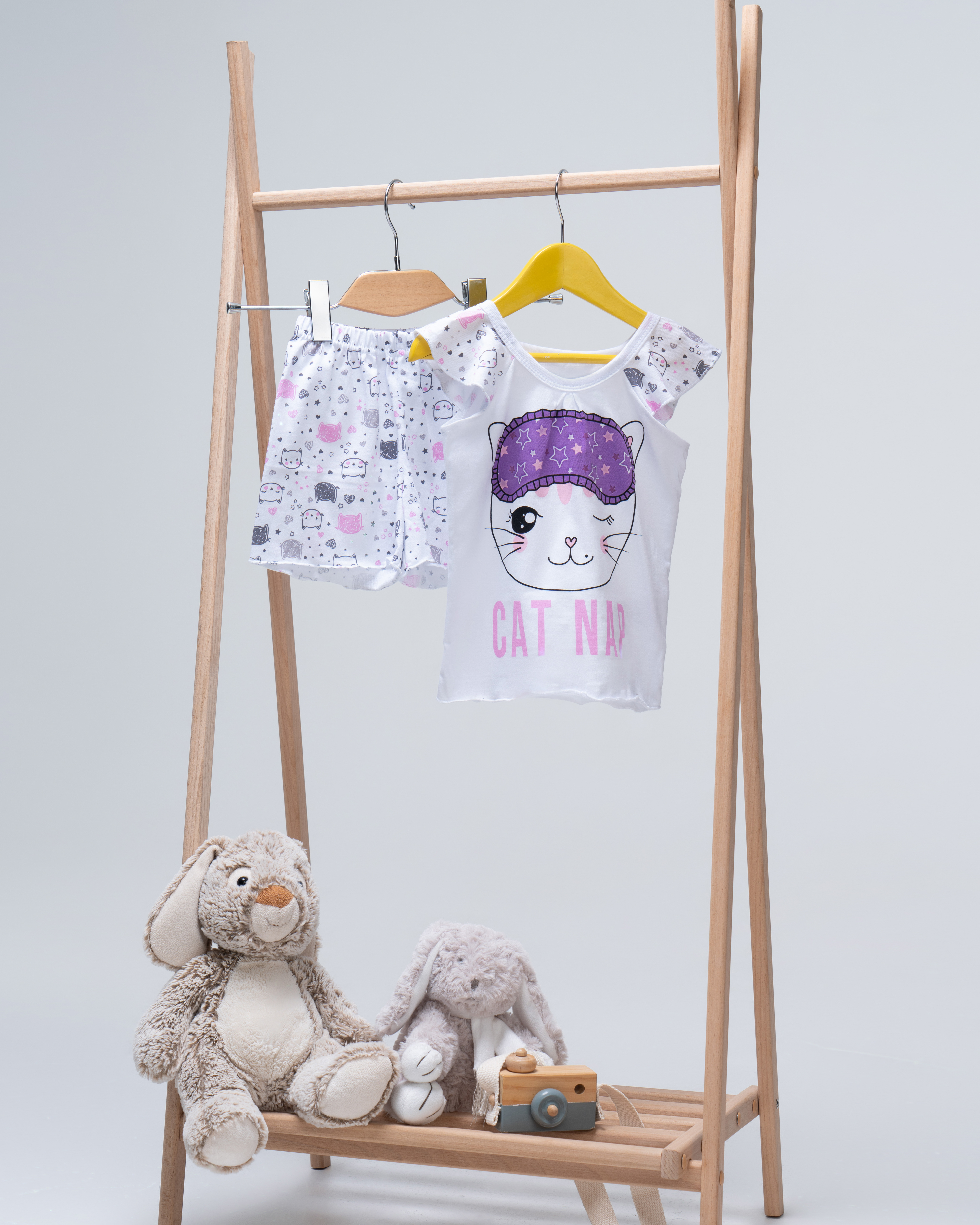 Пижама Babycollection 603/pjm004/9/sph/k1/001/p1/W*dбелый сиреневый - фото 4