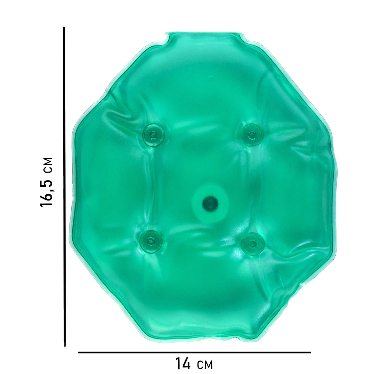 Грелка Альфапластик солевая детская зеленая - фото 2