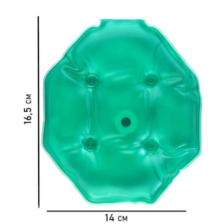 Грелка Альфапластик солевая детская зеленая