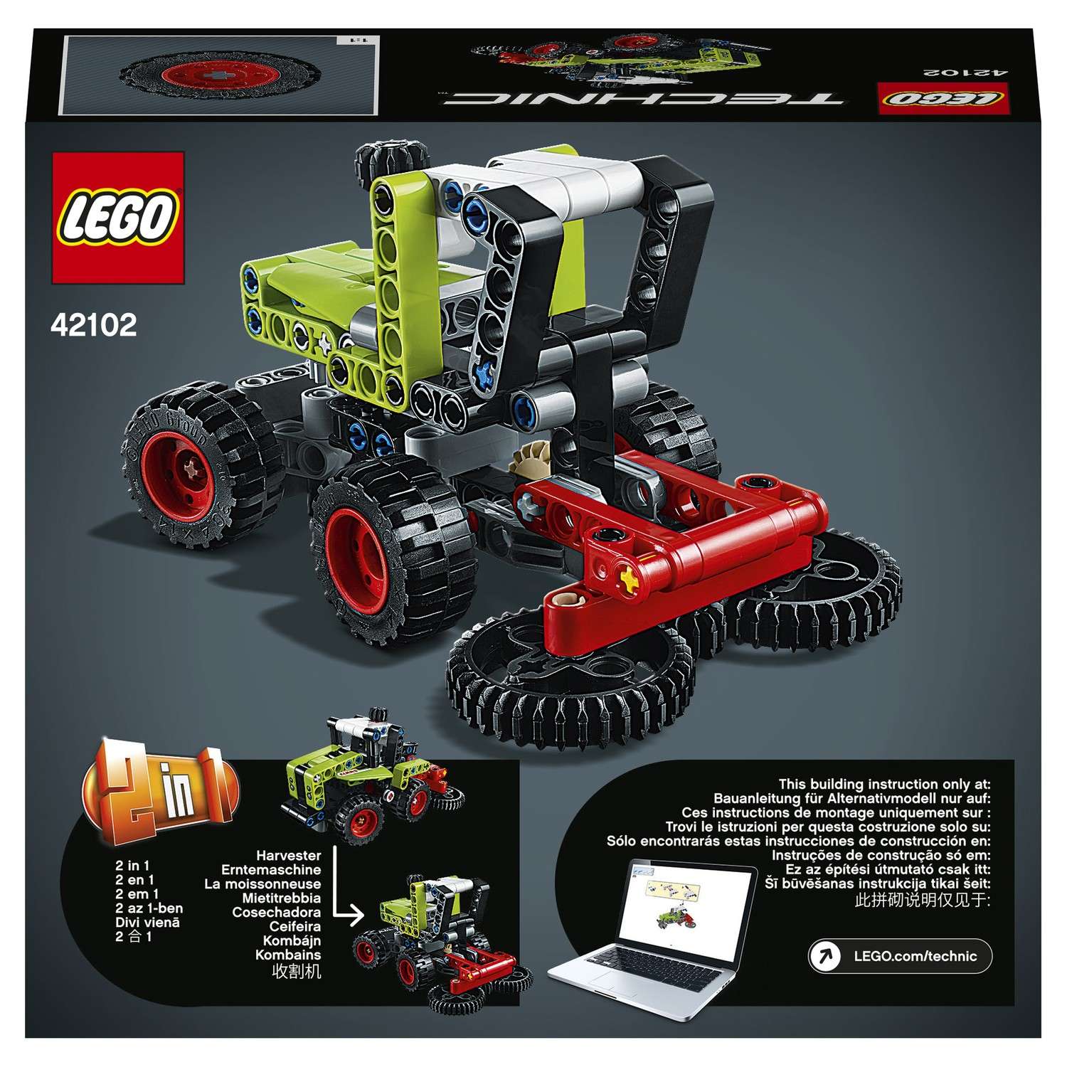 Конструктор LEGO Technic Mini Claas Xerion 42102 - фото 3