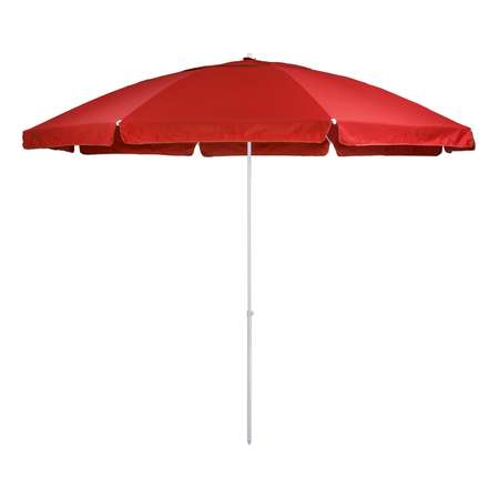 Зонт пляжный BABY STYLE большой от солнца садовый дачный с клапаном 3.3м красный