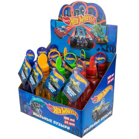 Мыльные пузыри 1TOY Hot Wheels 180мл в ассортименте