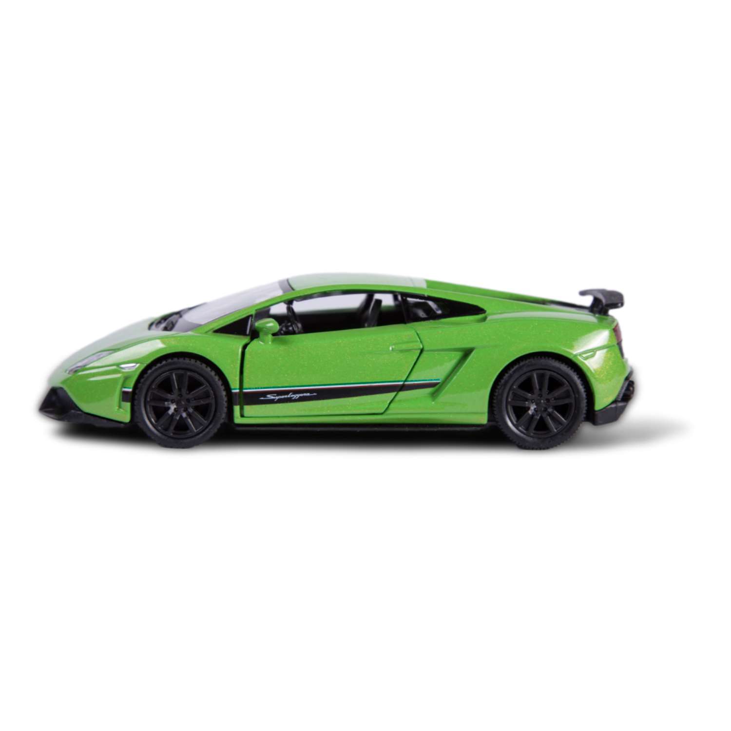Машина Mobicaro 1:32 Lamborghini Gallardo Зеленая 544998 - фото 4