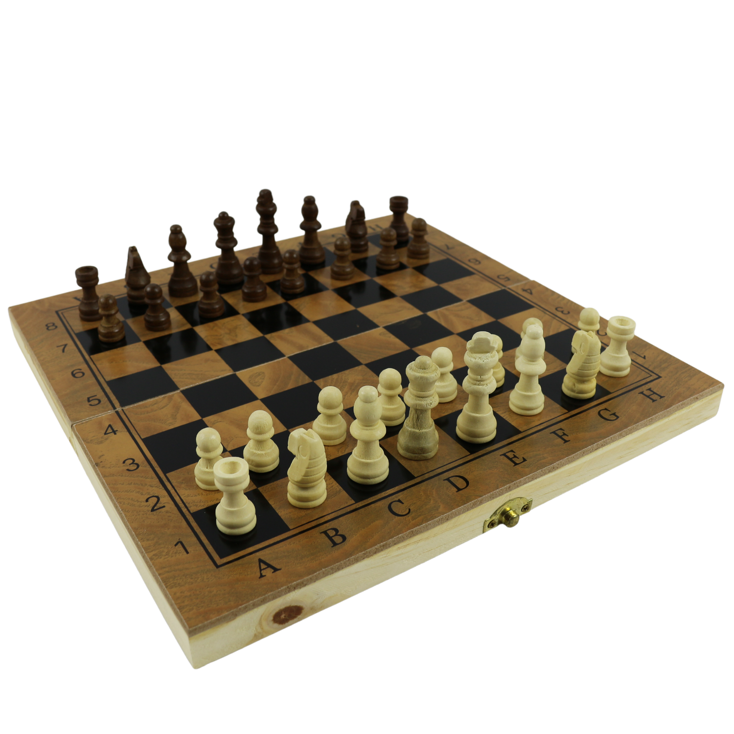 Настольная игра 3в1 InGame Шахматы шашки нарды малый S2414 - фото 3