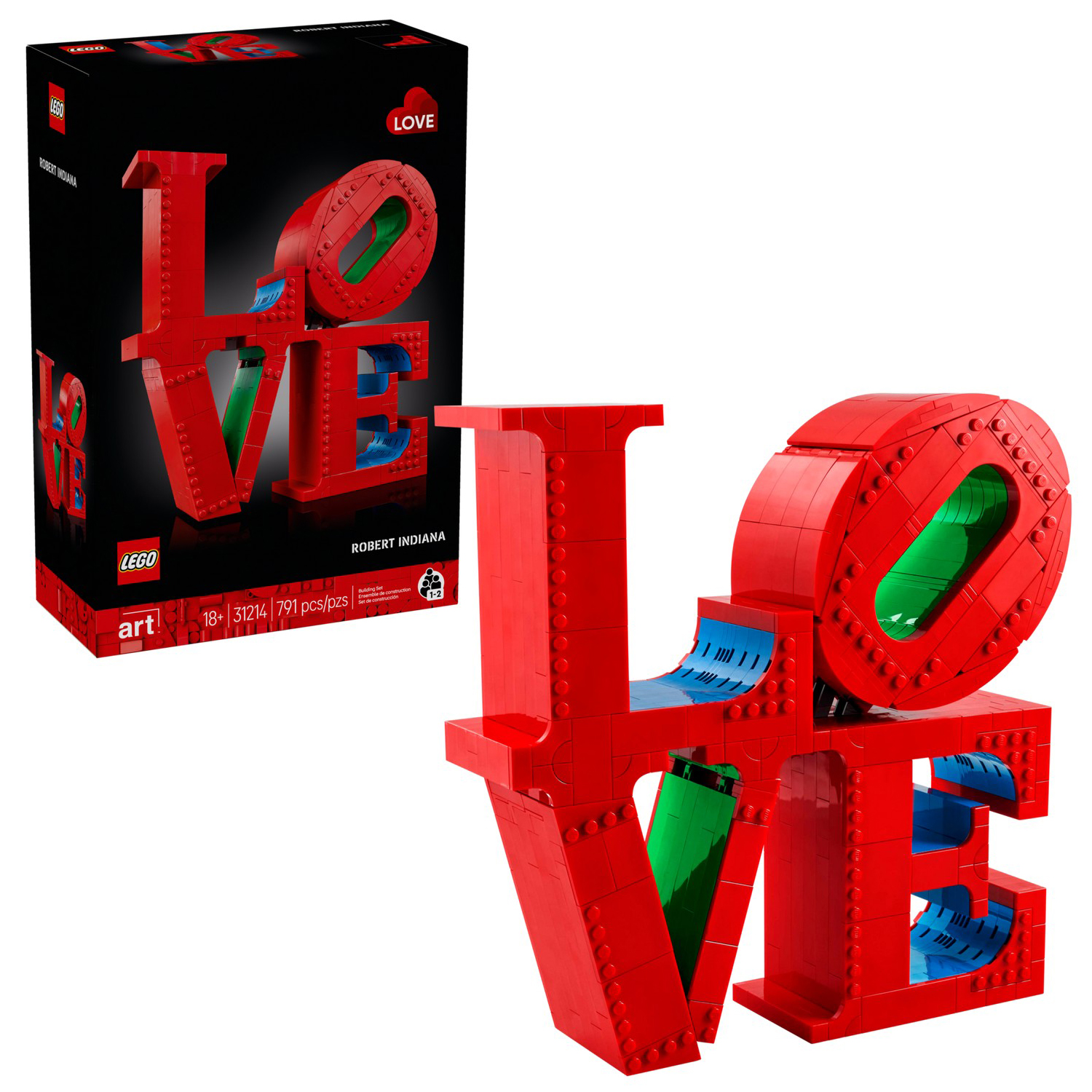 Конструктор детский LEGO Art Слово Love - фото 1