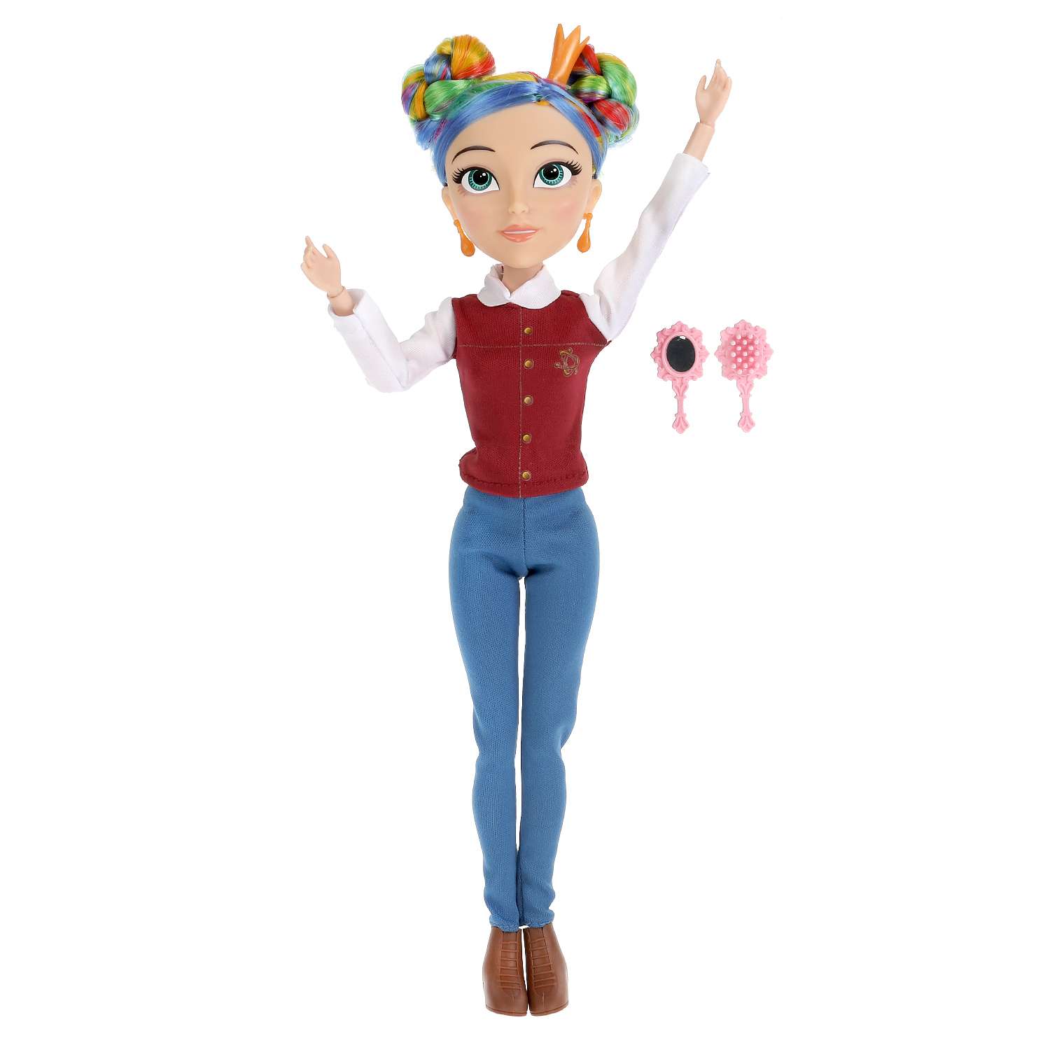 Кукла Карапуз Царевны Дарья с радужными волосами 316902 316902 - фото 1