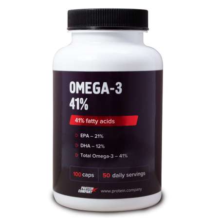 Омега 3 41% 1000 мг PROTEIN.COMPANY 100 капсул