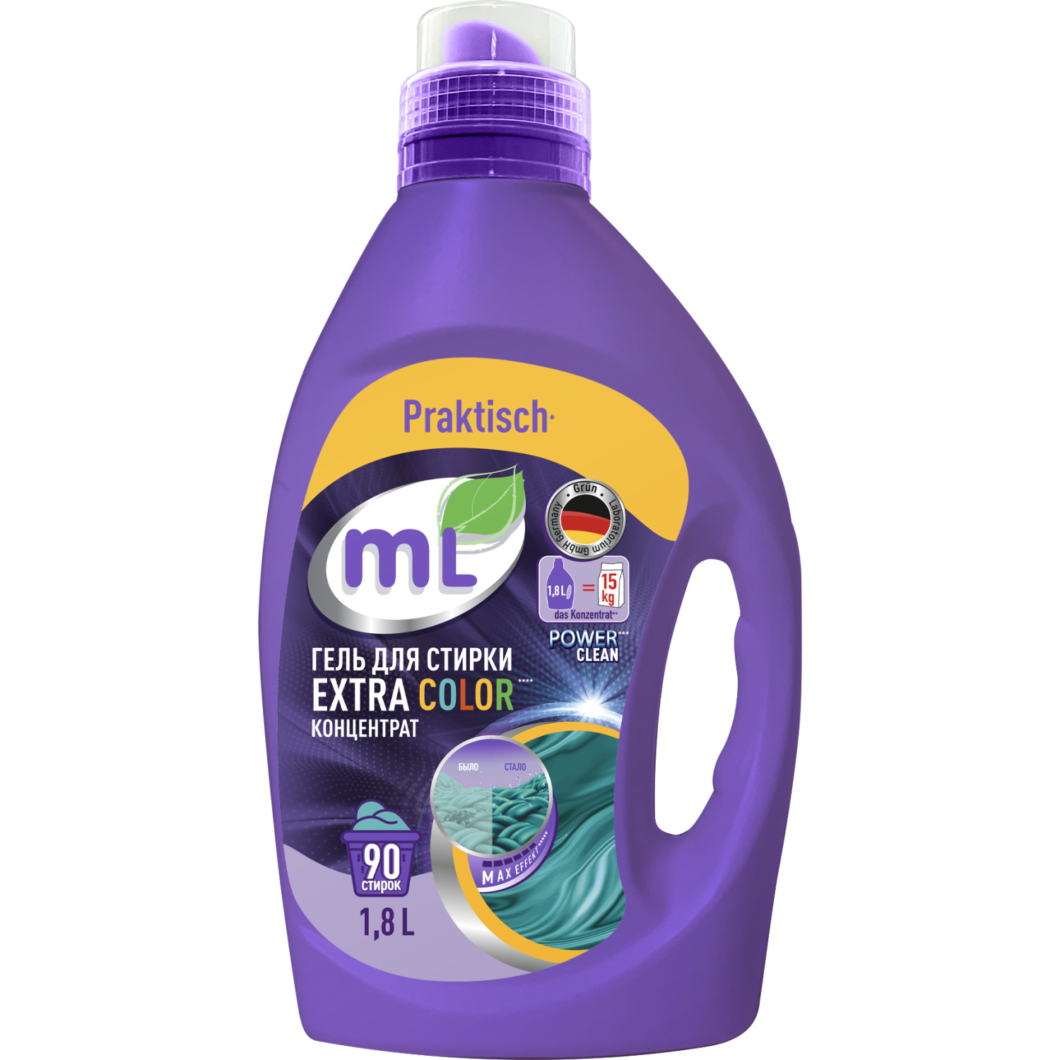 Гель для стирки ML Extra Color концентрат 1.8 л