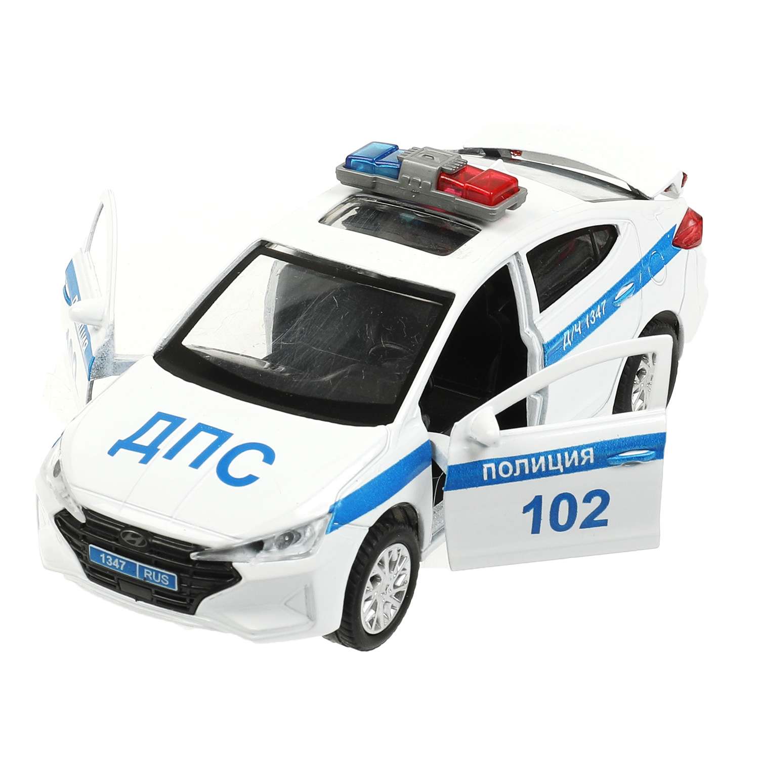 Машина Технопарк Hyundai Elantra Полиция 357544 357544 - фото 2