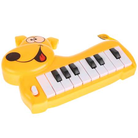 Музыкальная игрушка Умка Пианино-собачка 20 потешек и любимых песен на батарейках 267262