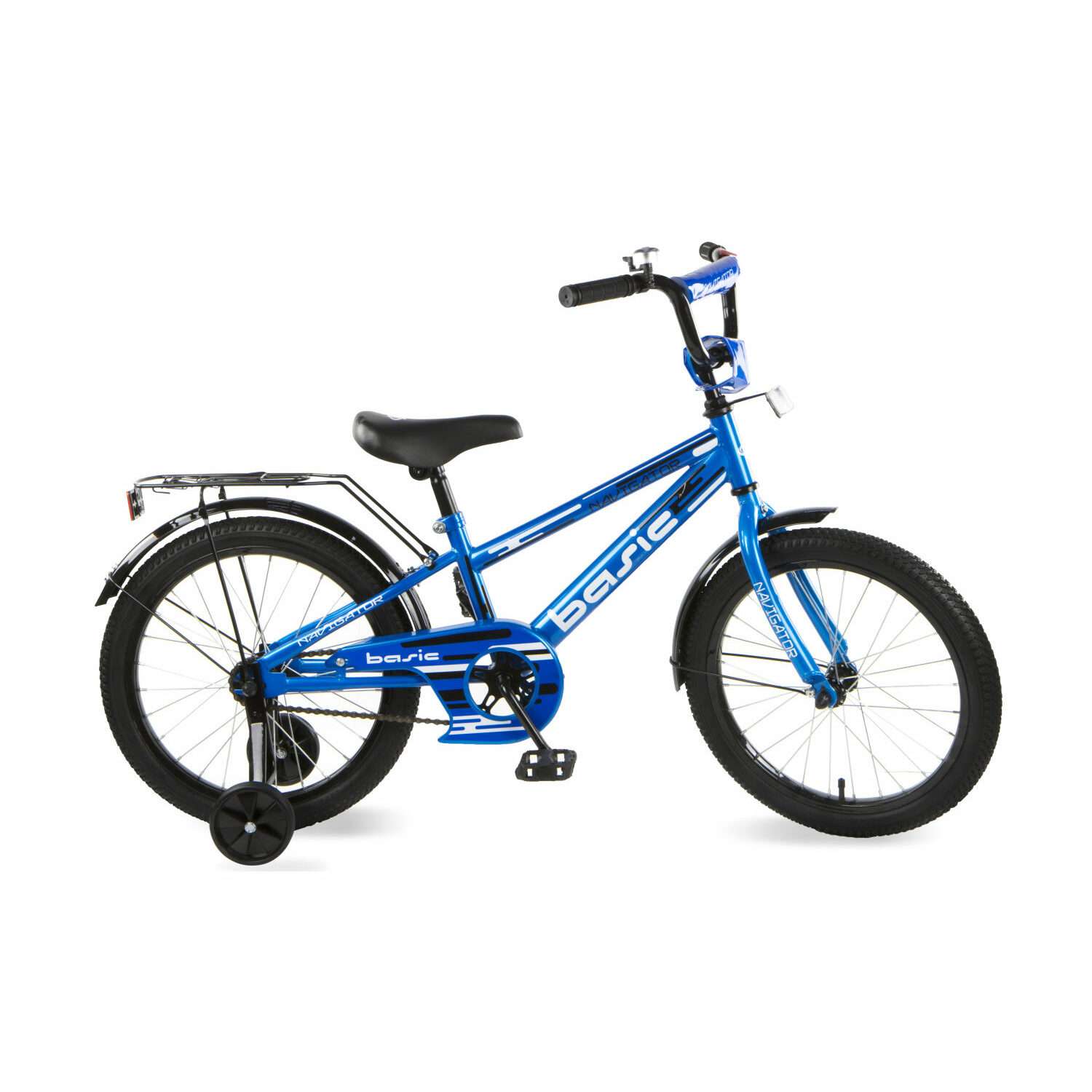 Детский велосипед Navigator Basic колеса 18 синий - фото 1
