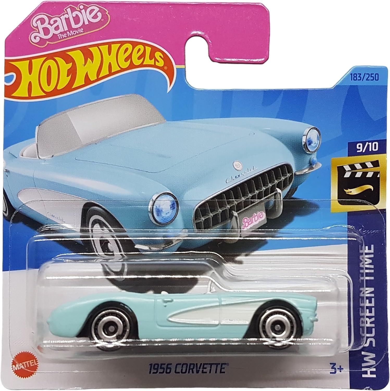 Автомобиль Hot Wheels Chevrolet Corvette 1956 1:64 в ассортименте 64566 - фото 1