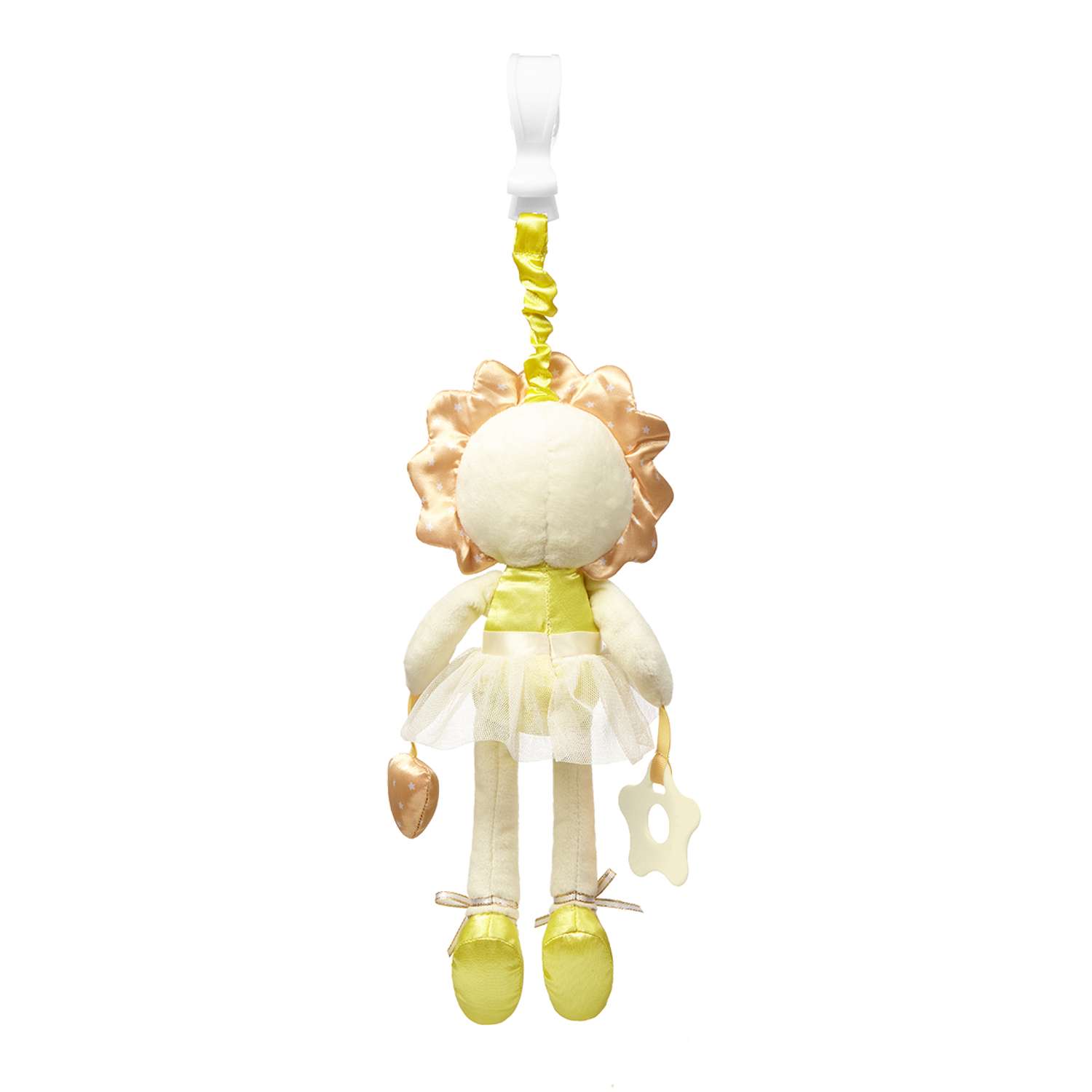 Игрушка-подвеска Babyono с прорезывателем и пищалкой львенок Ballerina funny Арт.1440 - фото 5