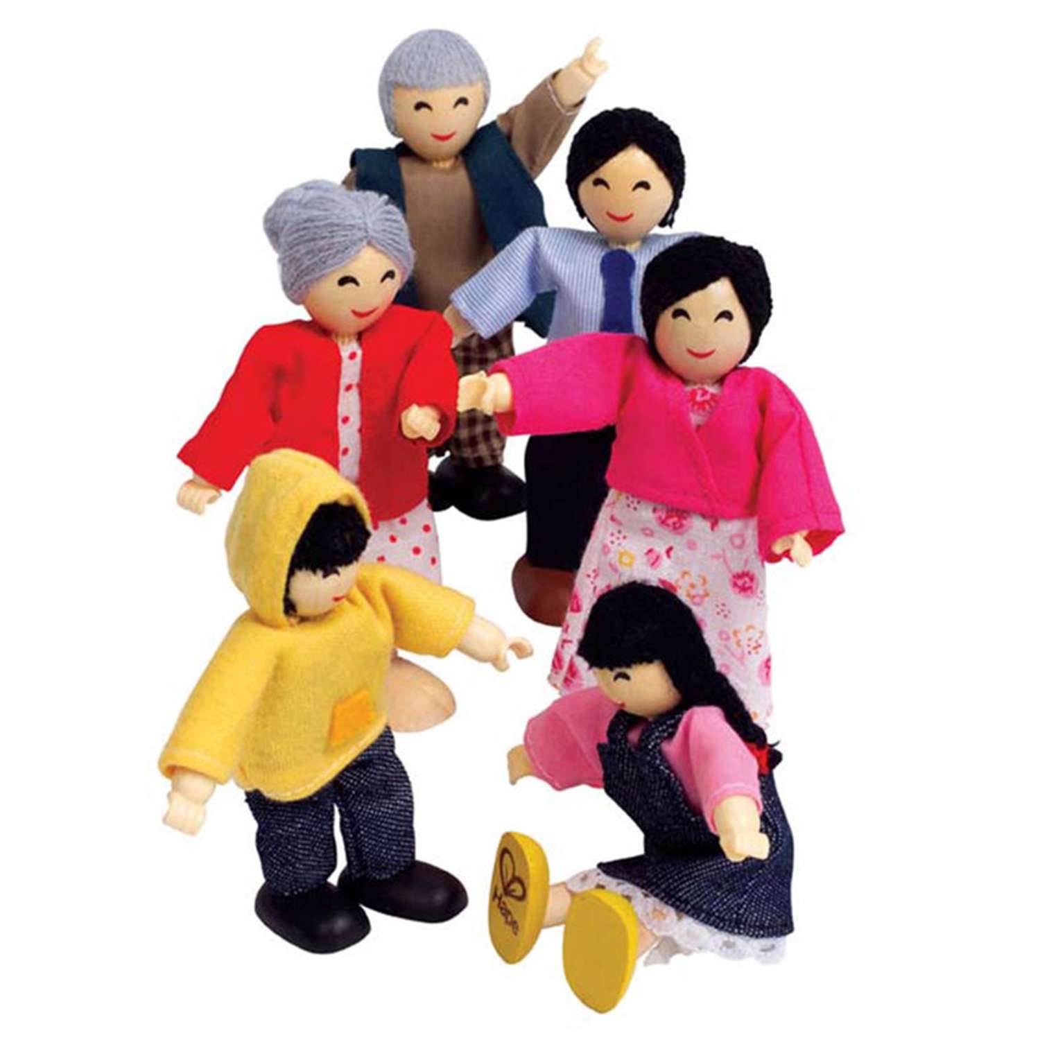 Набор мини-кукол Hape Счастливая азиатская семья E3502_HP E3502_HP - фото 2