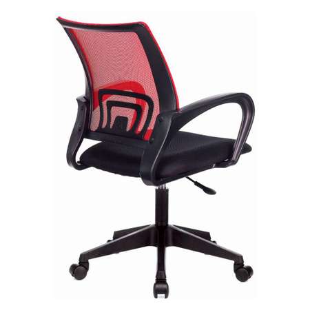 Кресло компьютерное Бюрократ офисное CH-695NLT красный TW-35N сиденье