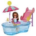 Набор игровой Barbie Развлечения Челси Горка с бассейном DWJ47