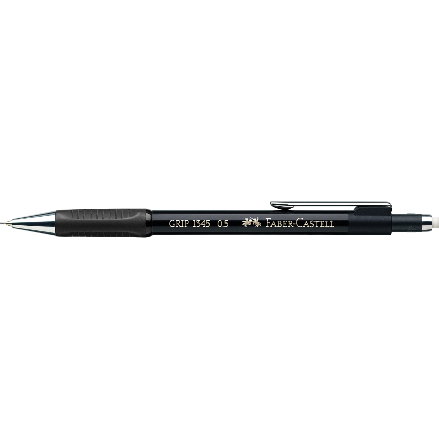 Карандаш механический FABER CASTELL Grip 1345 B 05мм грип автоподача грифеля черный - фото 1