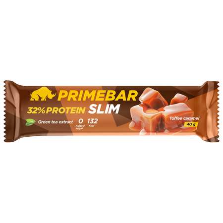 Батончик протеиновый Primebar Slim тоффи-карамель 40г*12шт