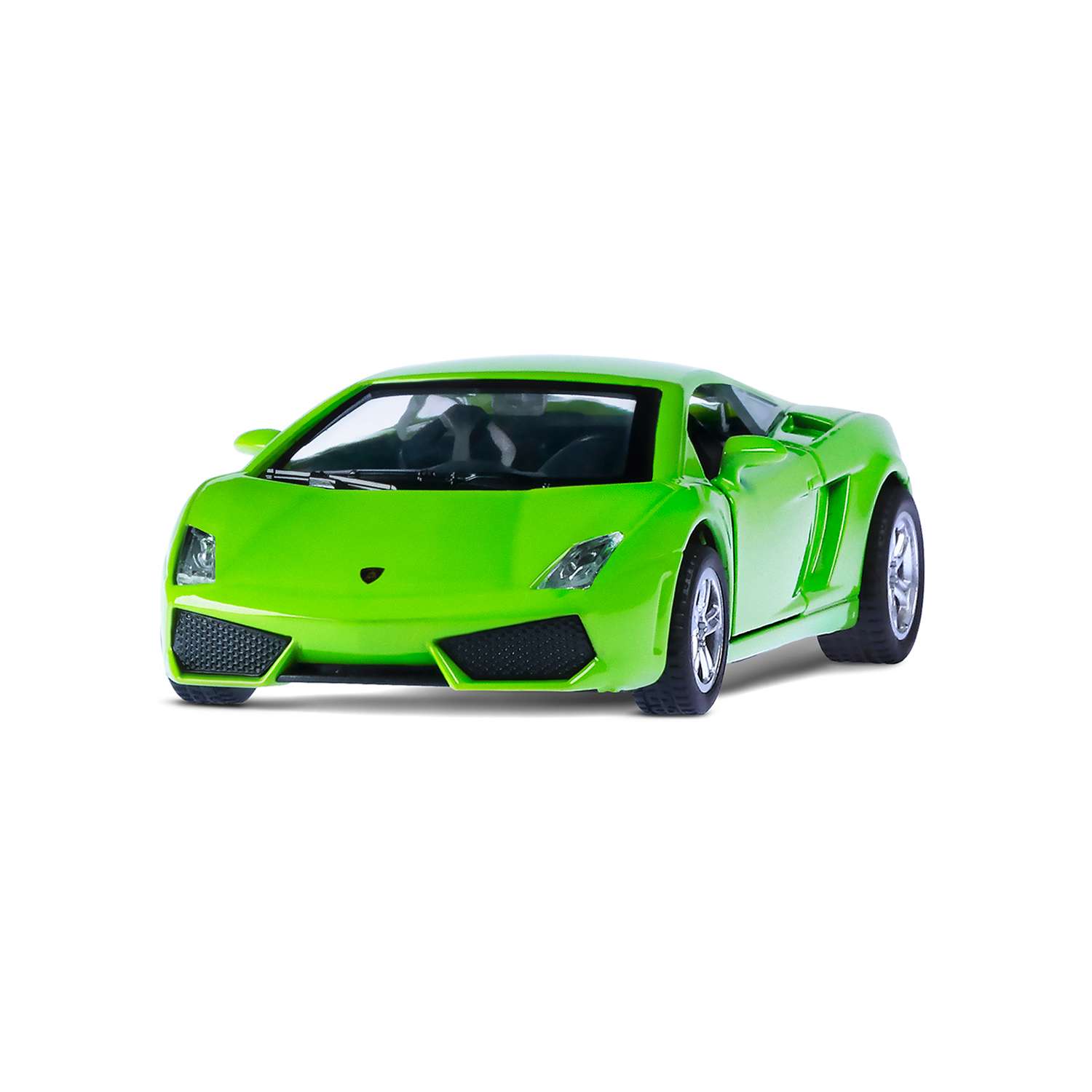 Машинка металлическая АВТОпанорама игрушка детская Lamborghini Gallardo LP560-4 1:43 зеленый JB1200136 - фото 9