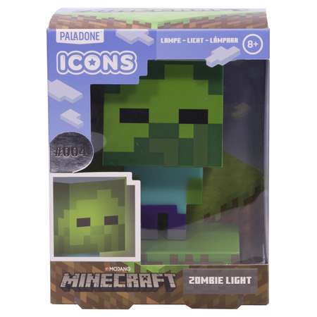 Светильник настольный PALADONE Paladone Minecraft Zombie Icon Light PLD299