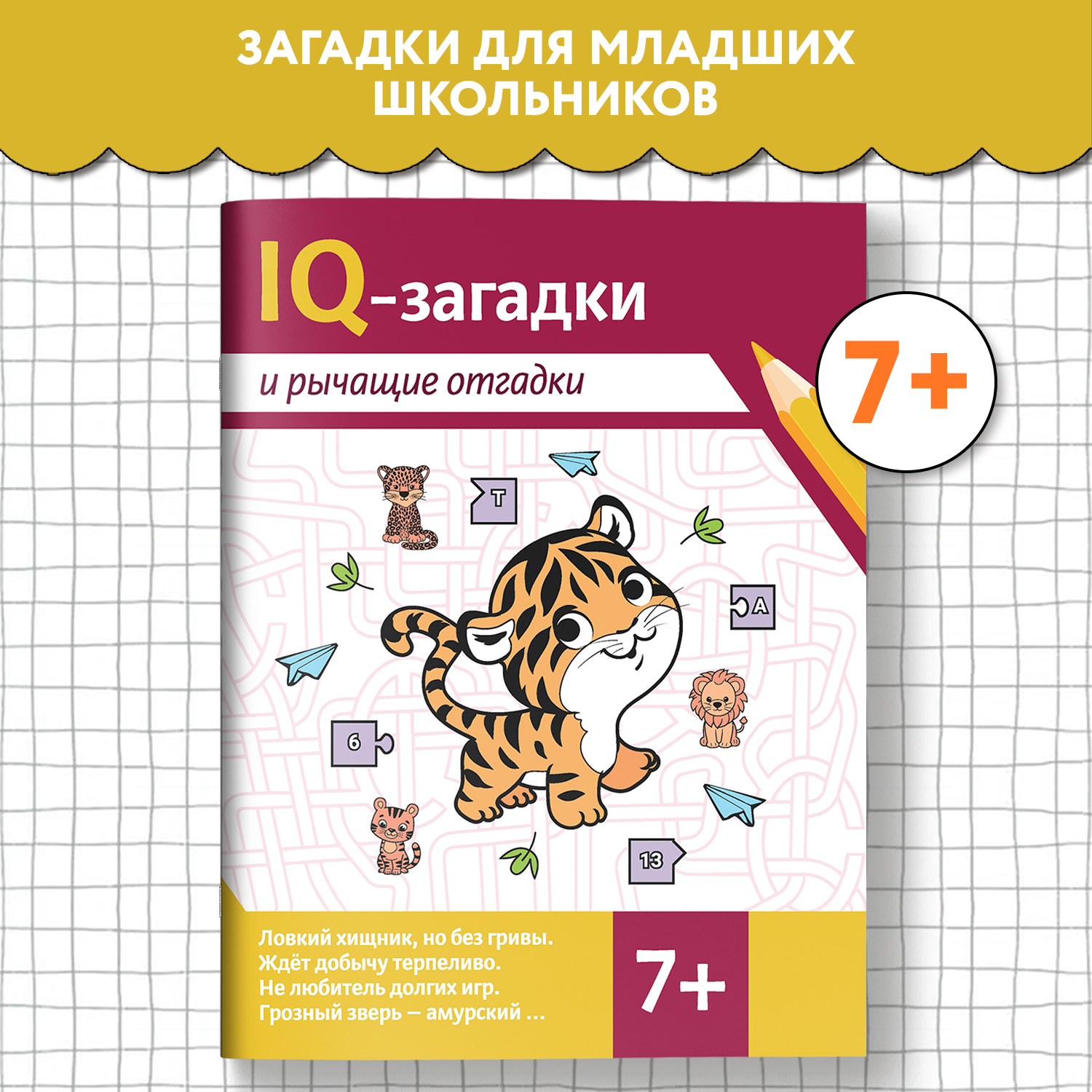 Набор из 4 книг Феникс IQ-загадки 7+ : Загадки для детей - фото 13