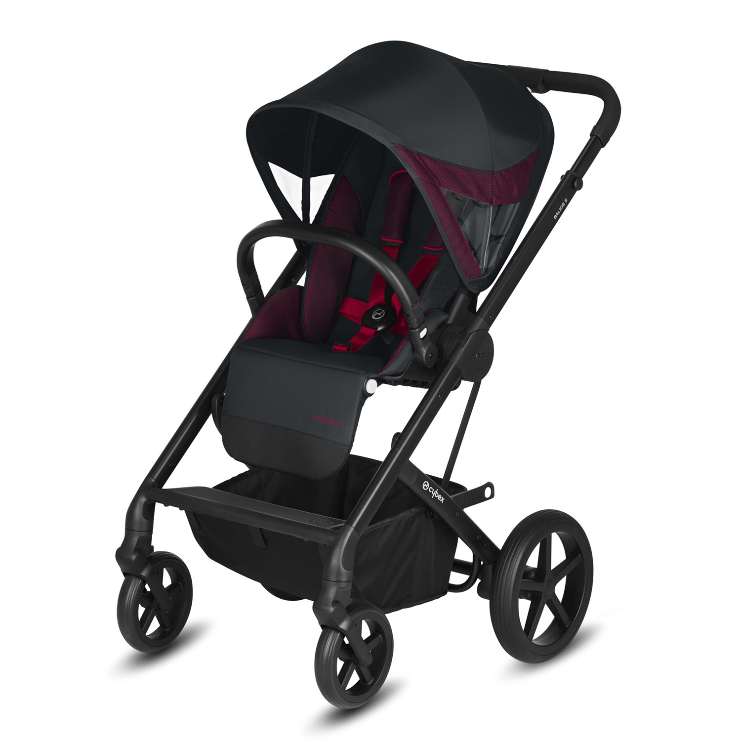 Коляска Cybex Balios S Lux Ferrari Victory Black - фото 1