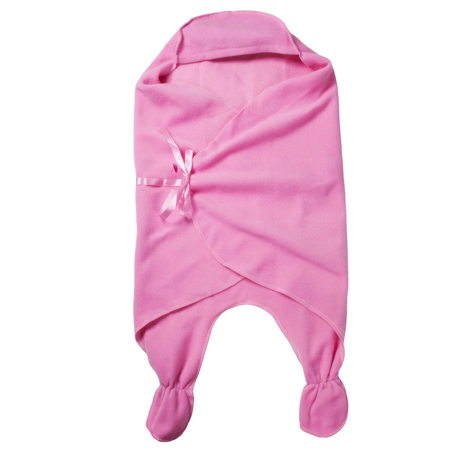 Конверт-одеяло Чудо-чадо спальный мешок «Эльф» флис розовый - фото 1