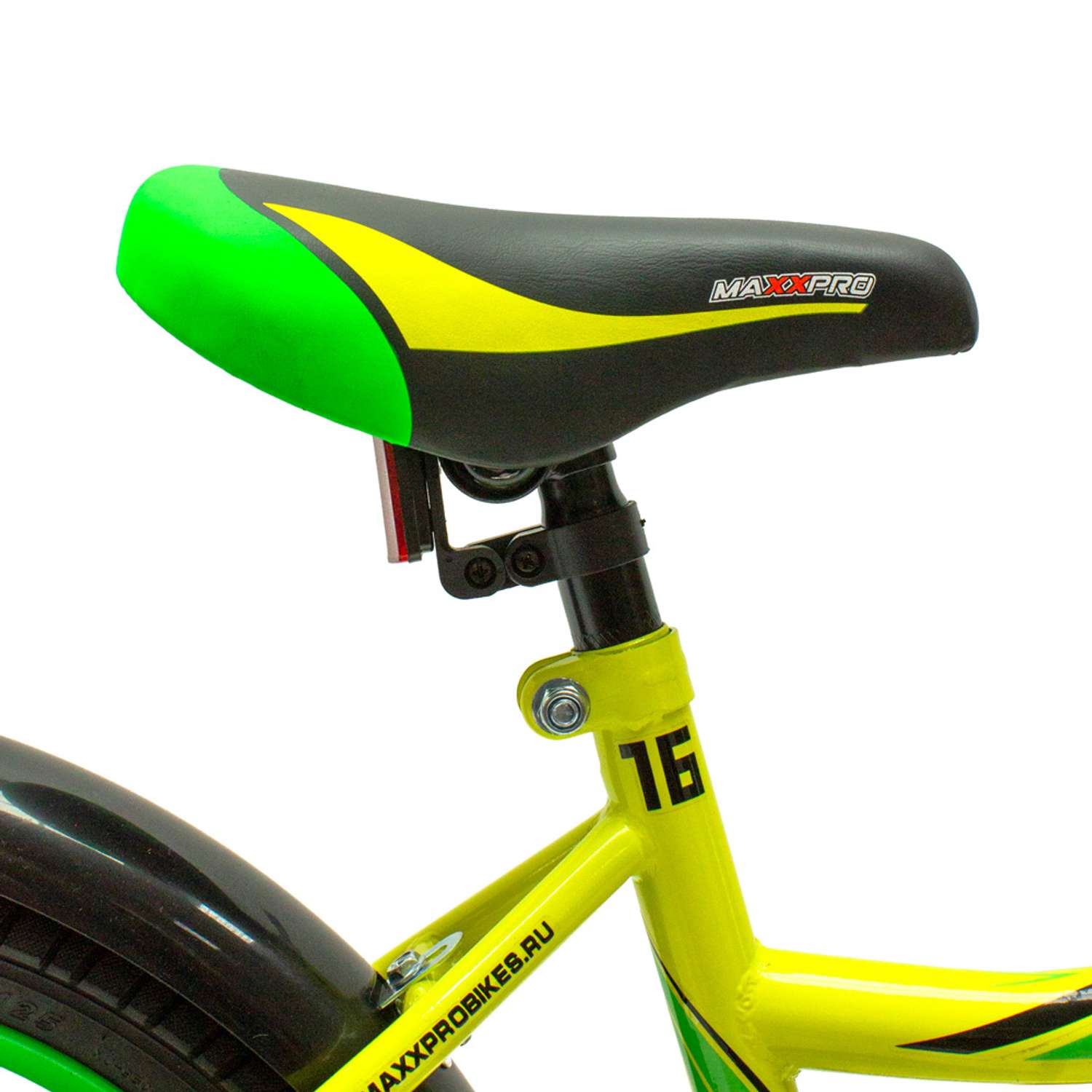 Велосипед MAXXPRO Sport-16-2 желто-зеленый - фото 4