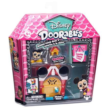 Мини-набор игровой Disney Doorables Микки Маус и друзья с 2 фигурками (Сюрприз) 69419
