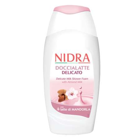 Пена-молочко для ванны Nidra с миндальным молоком деликатное 250мл