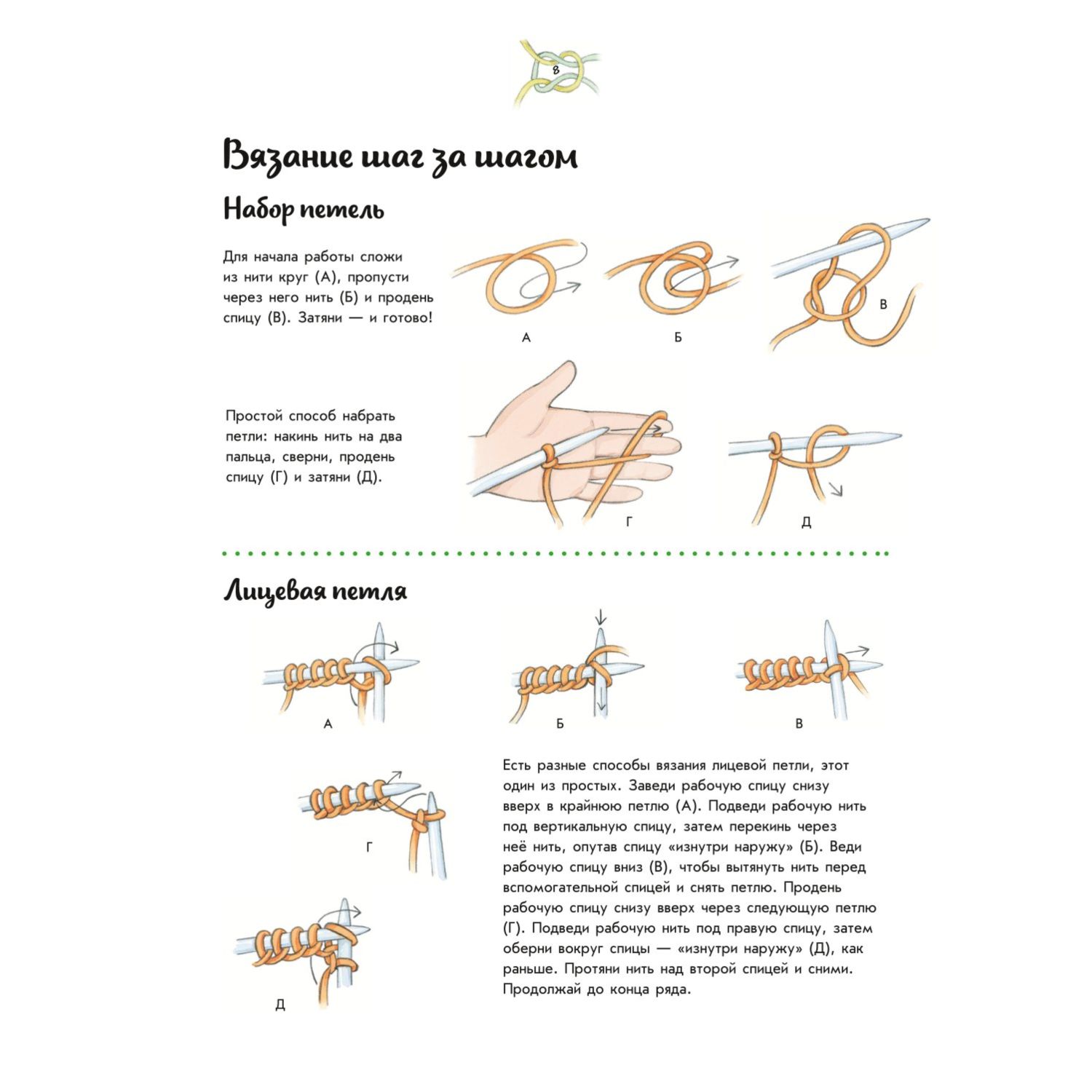 Книга Эксмо Творческое вязание Вяжем крючком спицами пальцами - фото 8