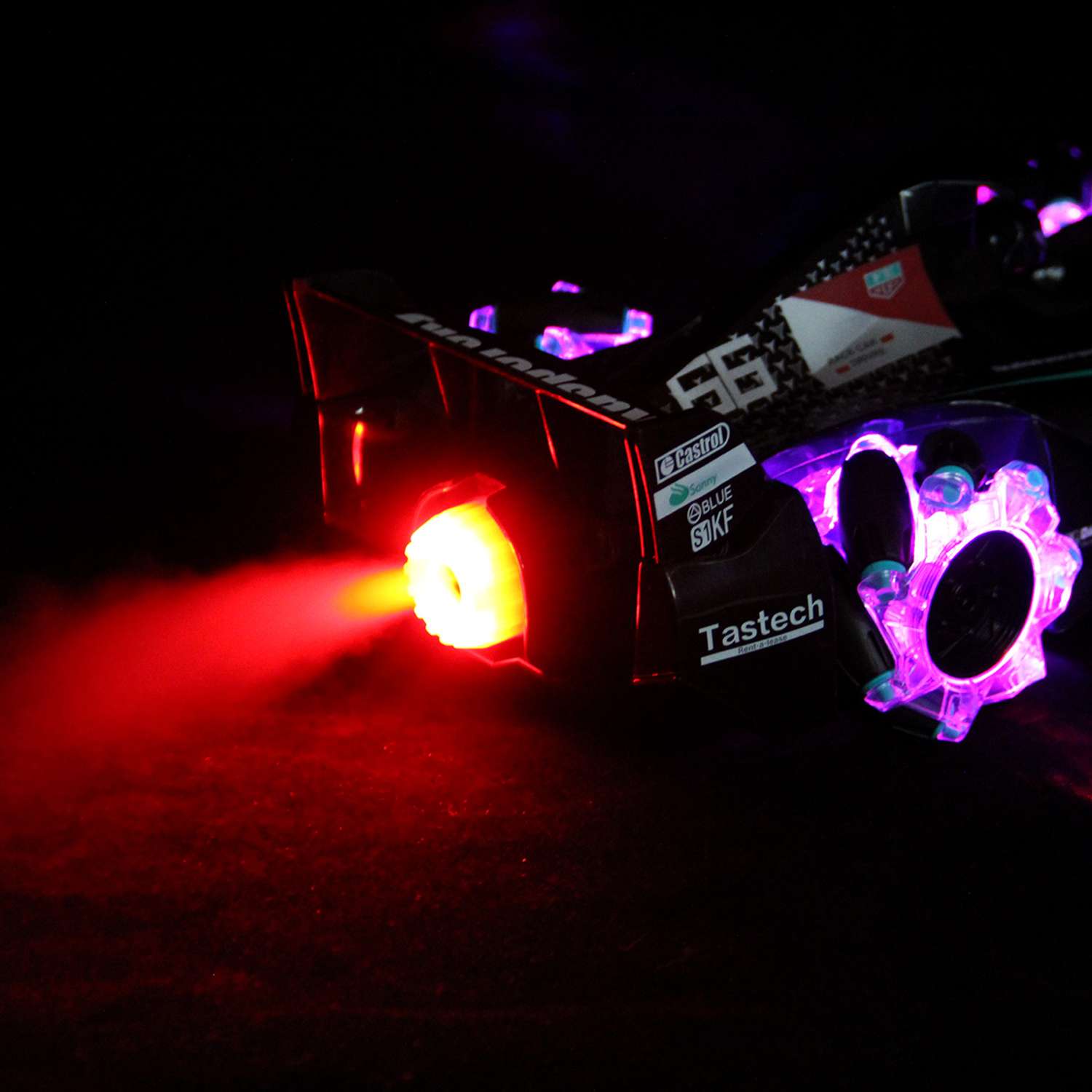 Машина на пульте управления Veld Co с функцией пара музыкой и подсветкой - фото 4