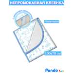 Клеенка непромокаемая Pondo голубые зверюшки