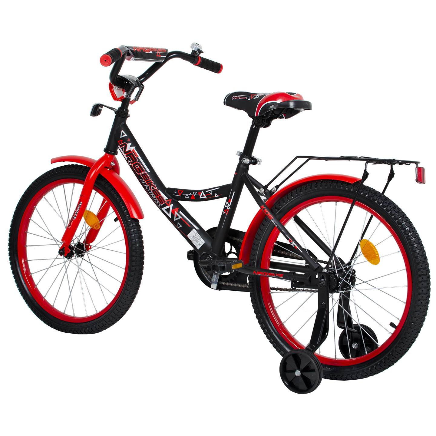 Велосипед NRG BIKES Albatross 20 black-red - фото 16