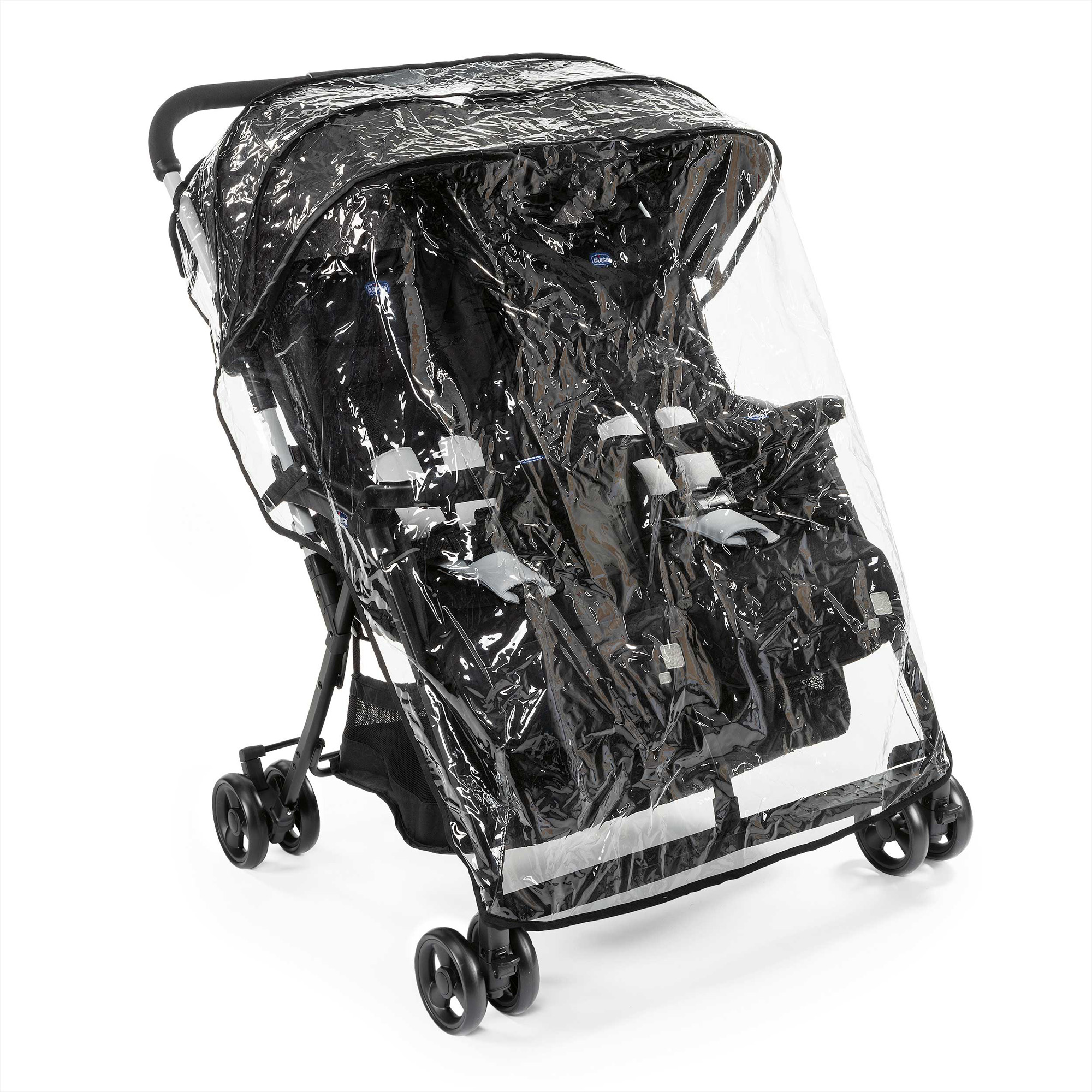 Коляска прогулочная для двойни CHICCO Ohlala Twin Black Night - фото 7