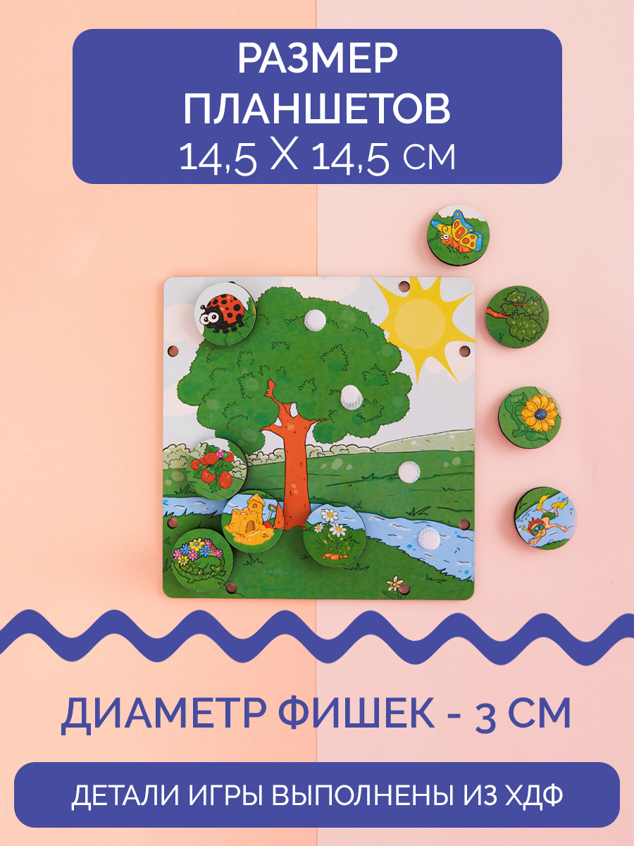 Книжка-игрушка МУЛЬТИЗАВРИК Времена года - фото 4