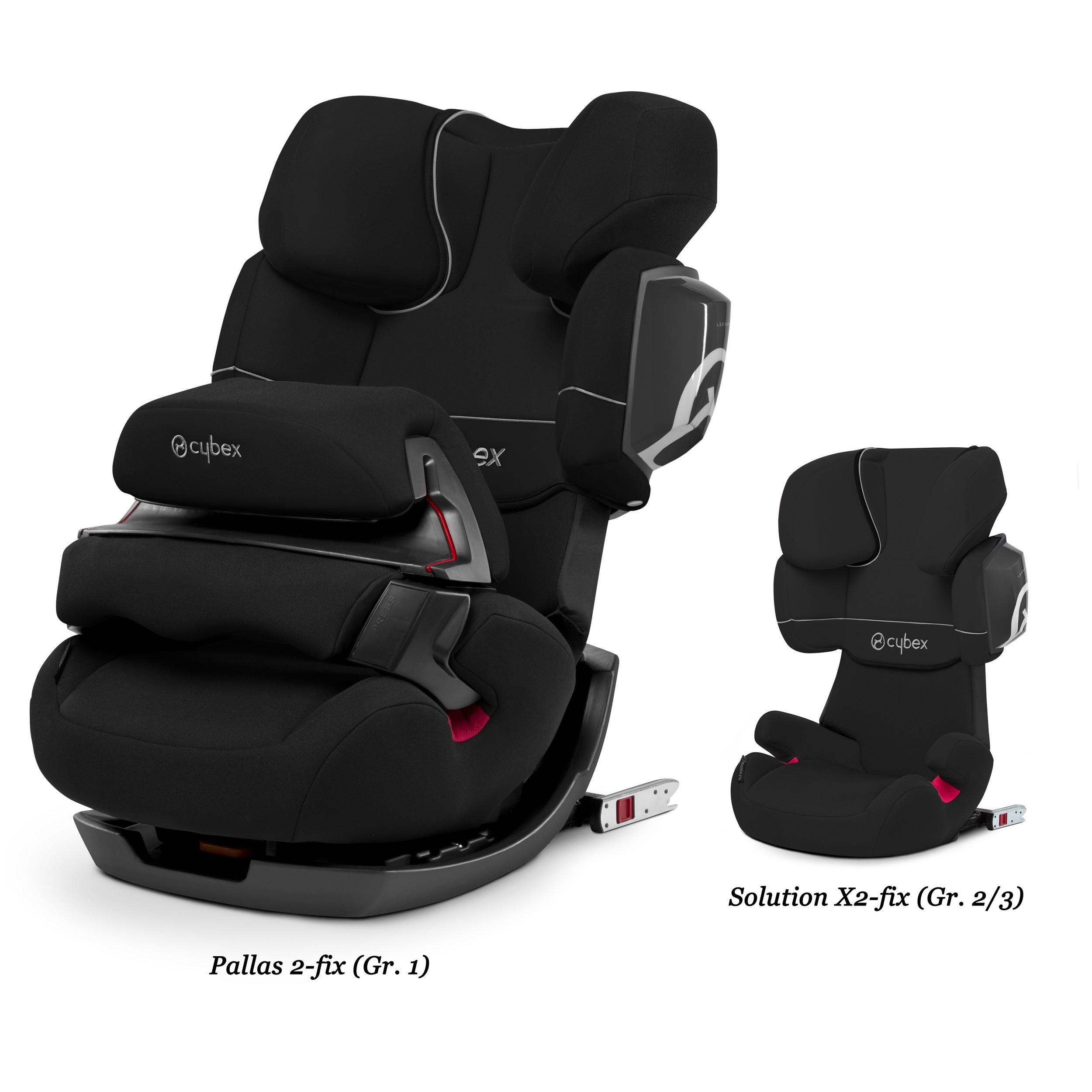 Автокресло Cybex Pallas 2-Fix Pure Black - фото 4